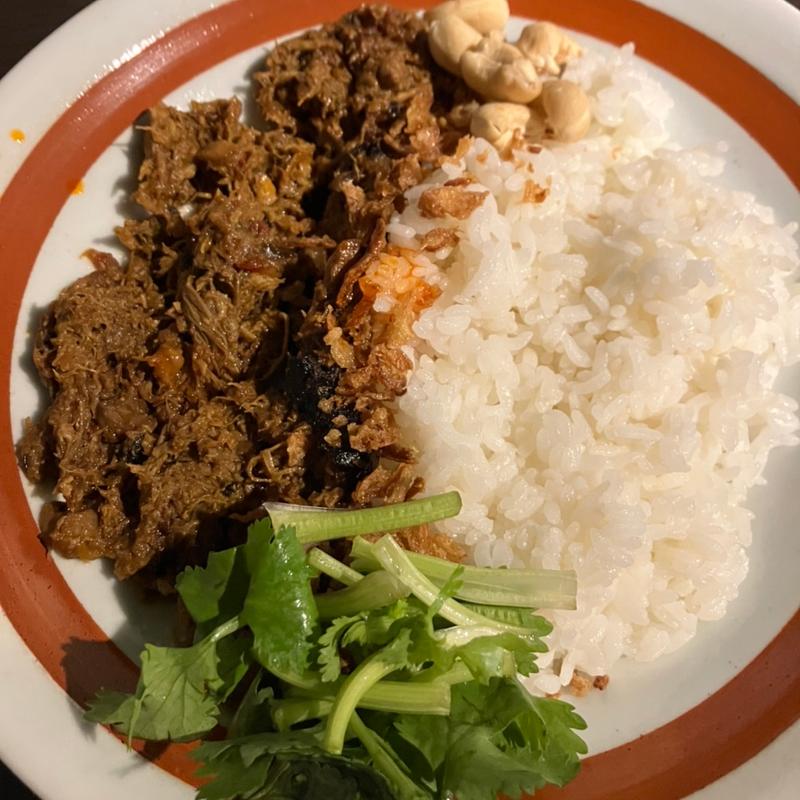 チキンカレー(胡麻とスパイス麺Bar 札幌ジンジャー)