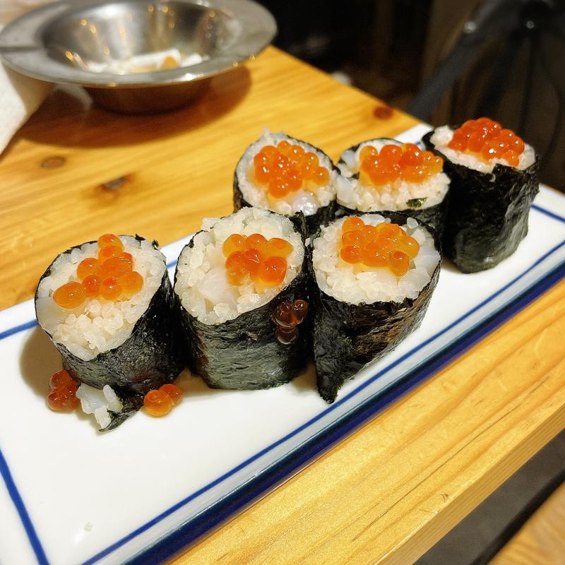 イカいくら半巻(魚の店 オカモ倶楽部)