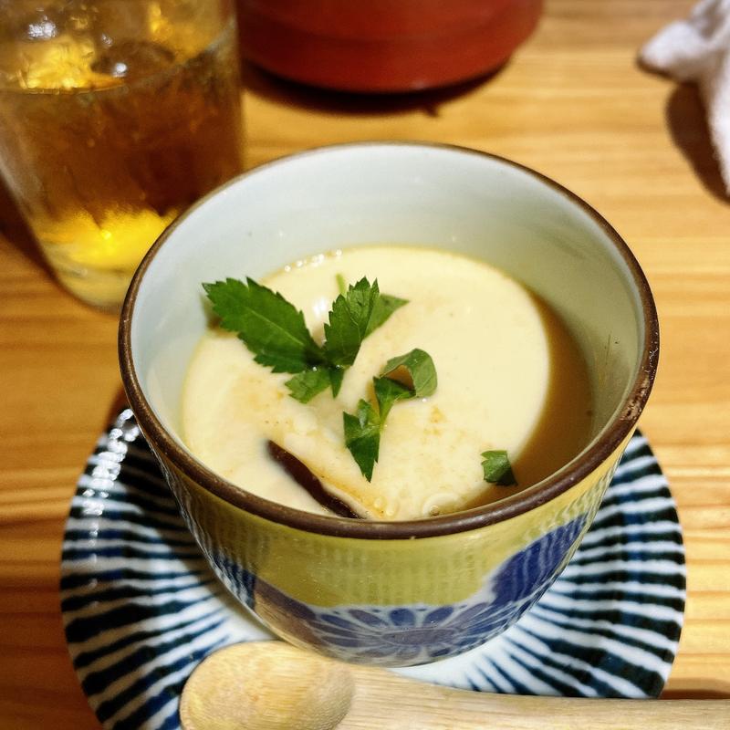 出汁茶碗蒸し(魚の店 オカモ倶楽部)