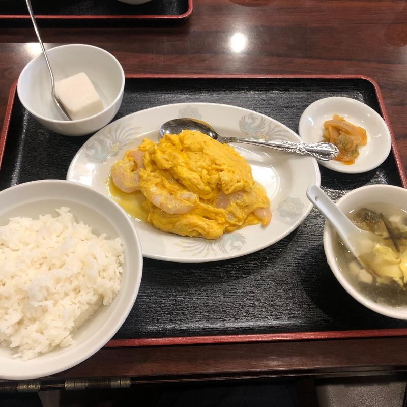 海老卵炒めランチ(保昌)