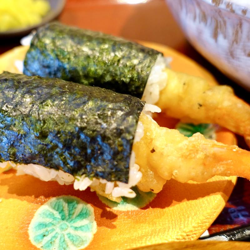 天むす(万空うどん田舎っ子)