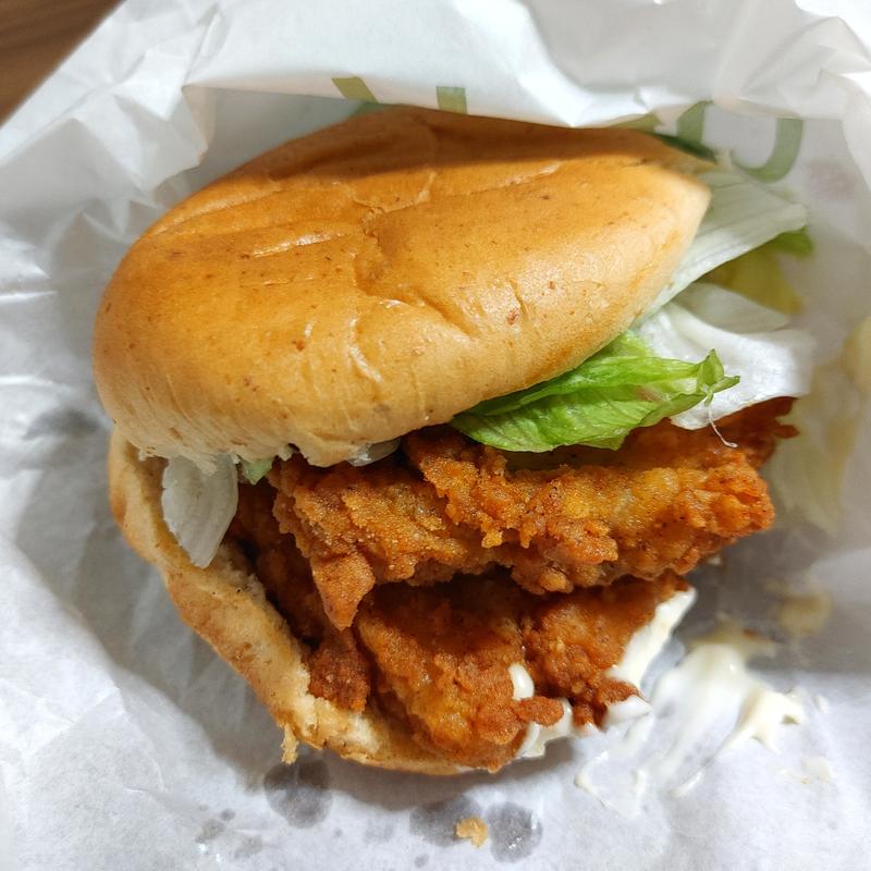 ダブルチキンフィレバーガー(ケンタッキーフライドチキン ショップス市川 )