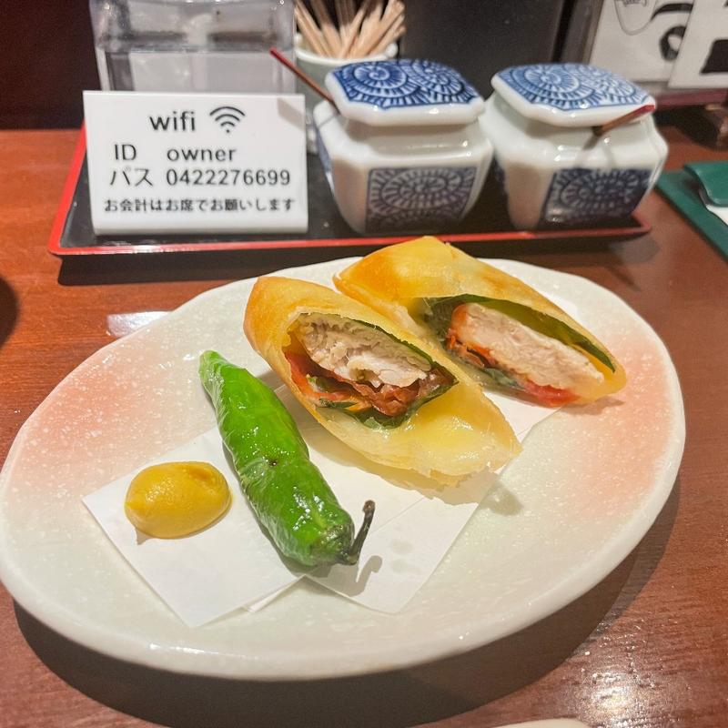 『自家製』チーズ春巻(吉祥寺 ばぁど家)