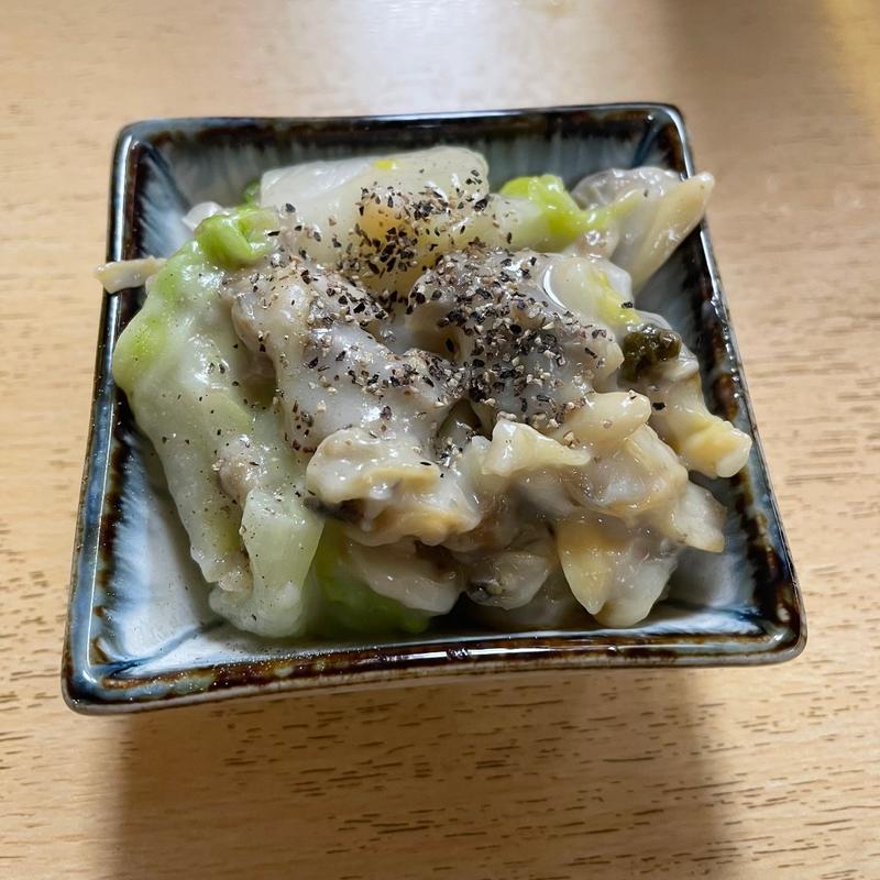 あさりのおつまみシチュー(大衆酒場 酒呑んで飯食って蛙之介 溝の口店)