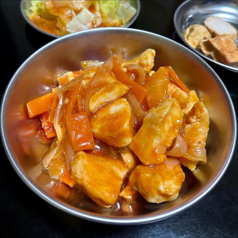 鶏むね肉のケチャップ煮(ジャパンミート 千葉ニュータウン店)