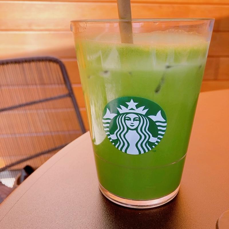 抹茶ティーラテ(スターバックス コーヒー 広島大宮店)