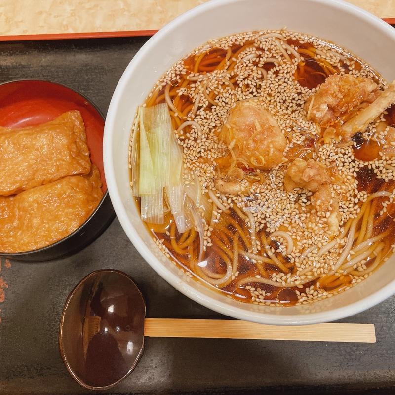 手羽元唐揚げそば(小諸そば ニコライ坂店 )
