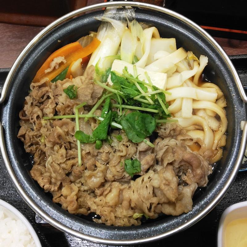 牛すき鍋膳 肉2倍盛り(吉野家 仙台北目町通店 )