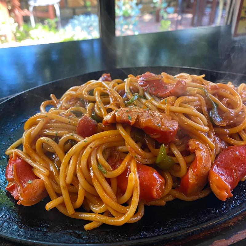 ナポリタンスパゲティ(カフェ ド ムッシュ 姫路店)