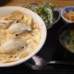 牡蠣の卵とじ丼(KAKI to NIKU)