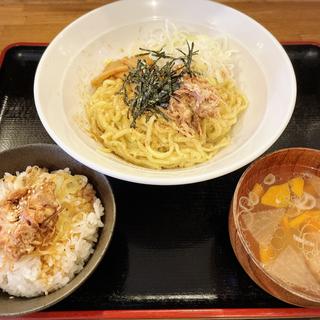 油そば定食(麺屋東京かとむら )