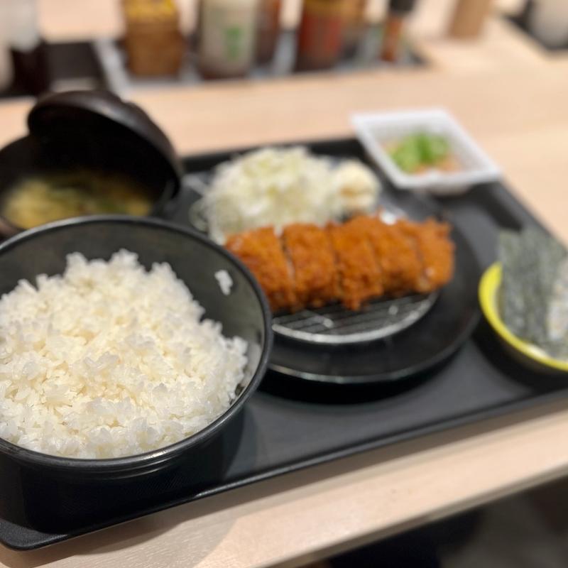 得朝チキンカツ定食(松のや すすきの店)