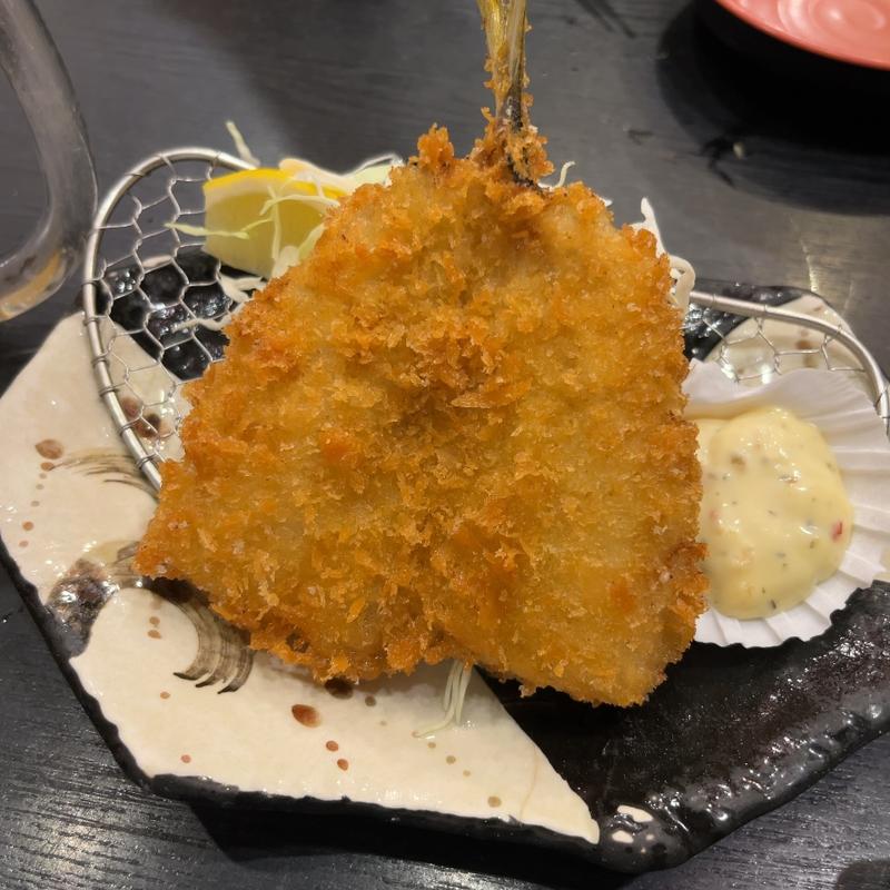 アジフライ(仲宿酒蔵)