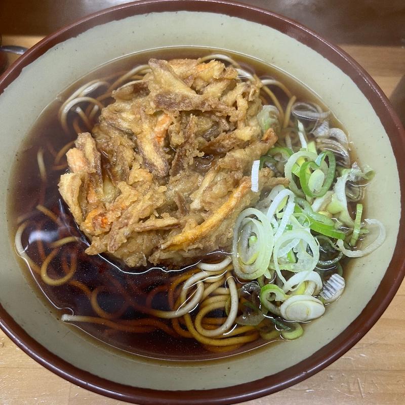 ゴボ天そば(そば谷)