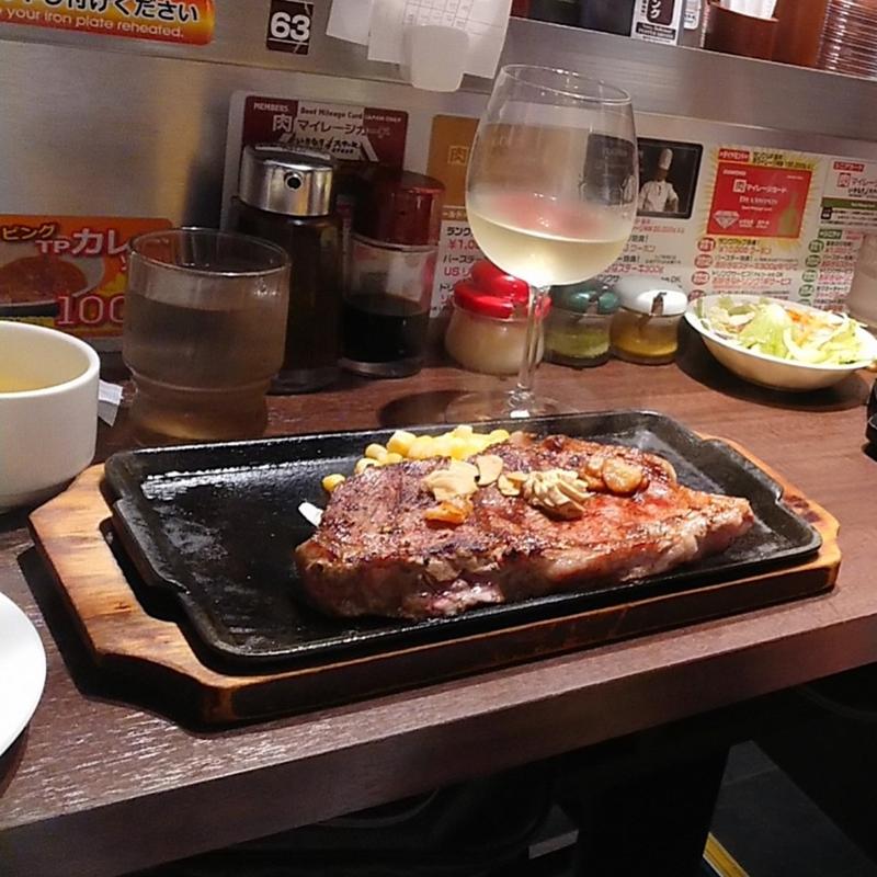 ランチ！赤身ステーキ（200g）(いきなりステーキ 亀戸駅前店)