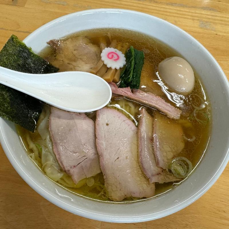 塩焼豚ワンタン麺 味玉入り(とら食堂 松戸分店 )