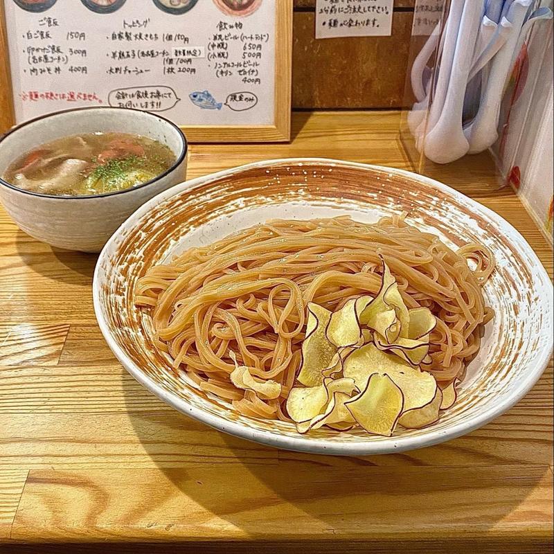 きのことロールキャベツのつけ麺(トマト麺使用)(らーめん 彩哲 ～isato～)