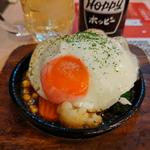 目玉焼き オールビーフハンバーグ