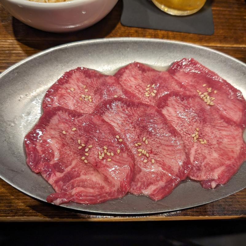 上タン塩(焼肉×バル マルウシミート 新橋店)