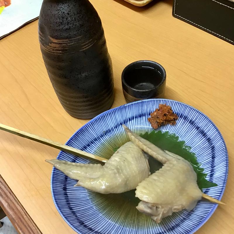 おでん　手羽先(桃谷のおむらいす屋)