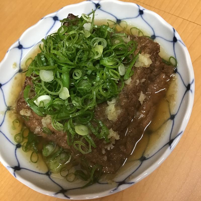 おでん　厚揚げ(桃谷のおむらいす屋)