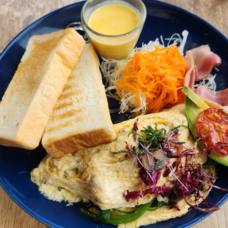 YATTのオムレツ(coffee&bakes YATT箕面本店)