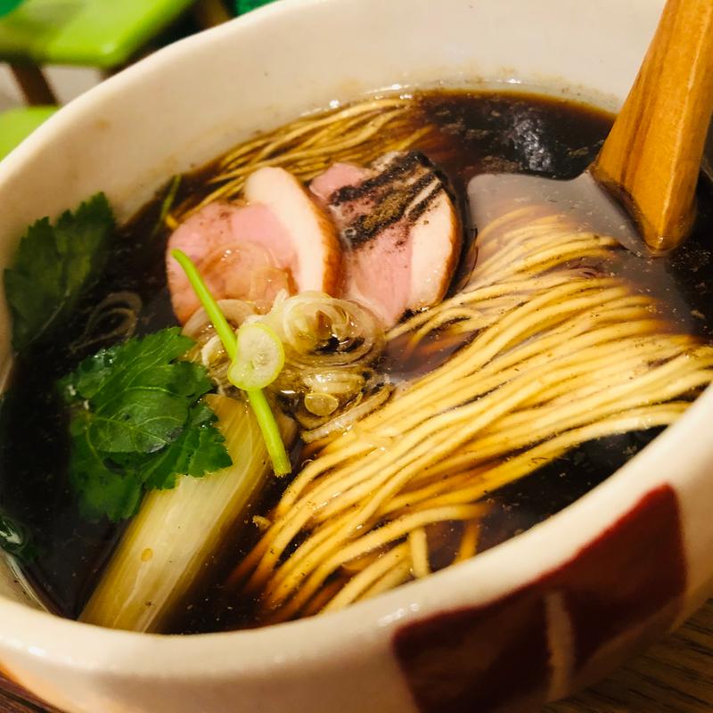 鴨醤油そば(そばる )