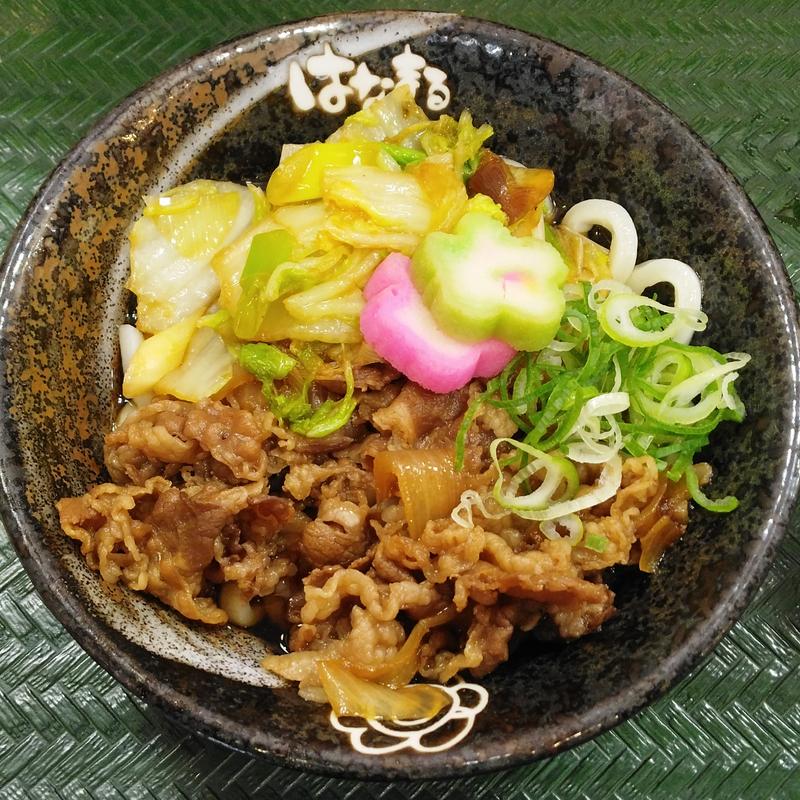 牛すきぶっかけ(小)(はなまるうどん 仙台イービーンズ店)