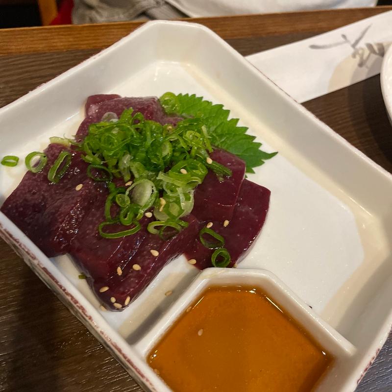 あぶりレバー(焼肉 藤)