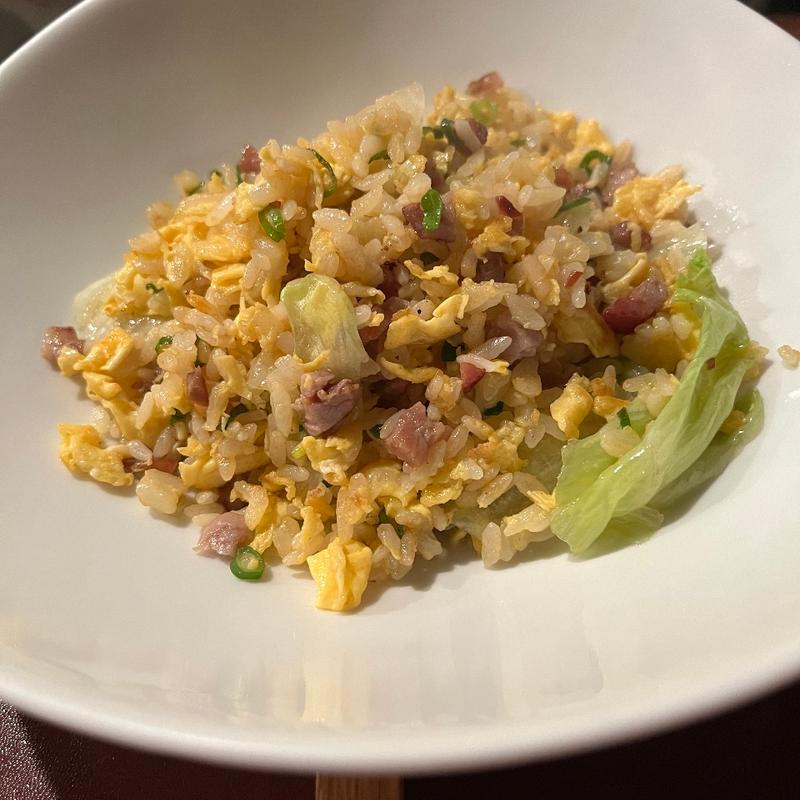 焼き豚とレタス炒飯(創作中華 えにし)