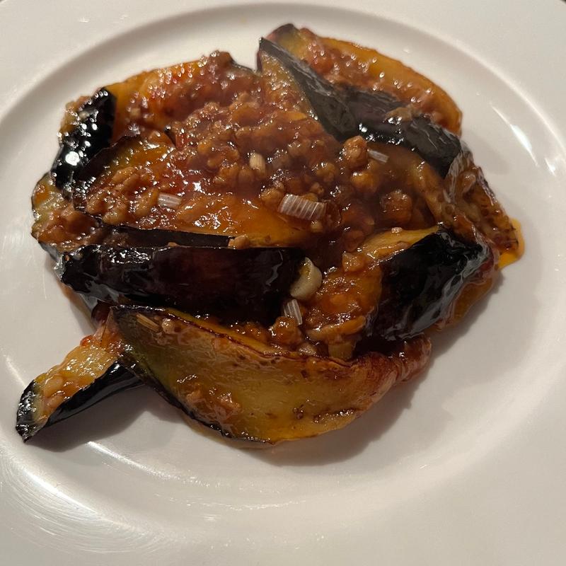 ナスの四川甘辛炒め(創作中華 えにし)