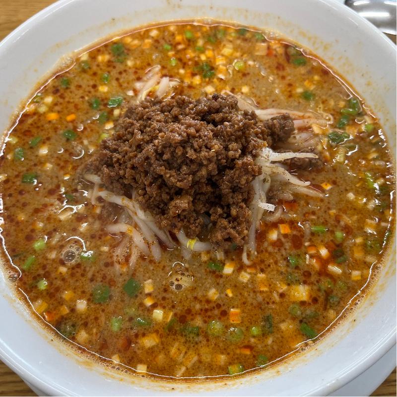 山椒香るスパイシー坦々麺(白)(中華食堂 熊谷)