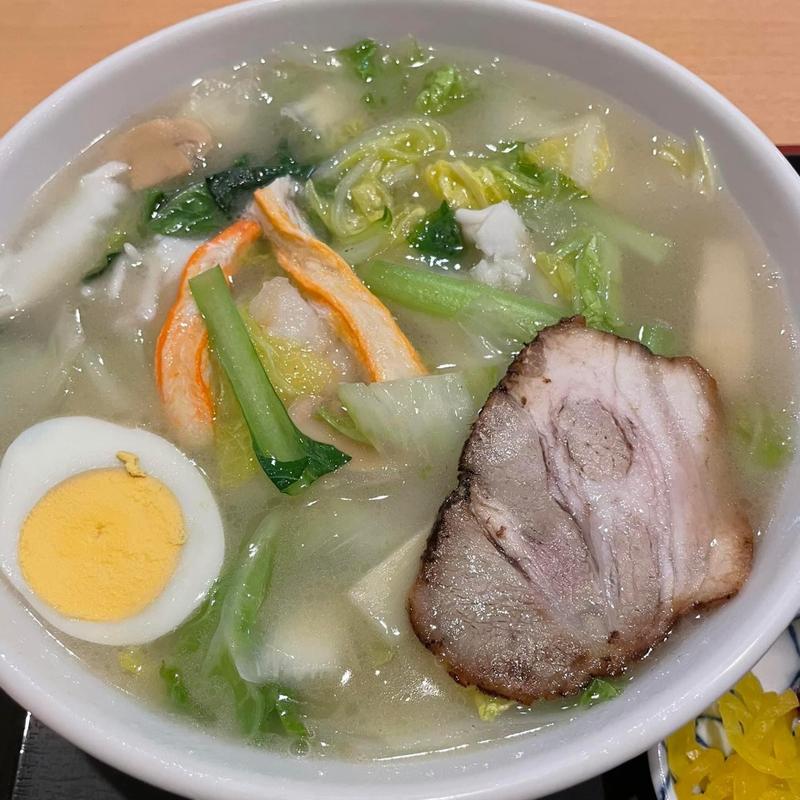 塩五目ラーメン(中華料理 月園)