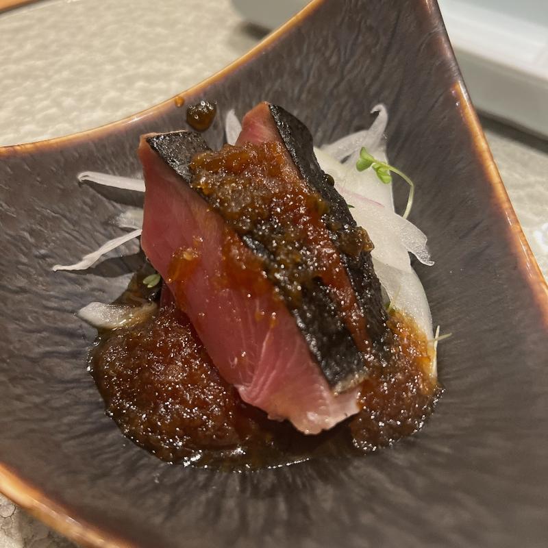 鰹の溜まり醤油(天冨良 麻布よこ田 新宿別邸)