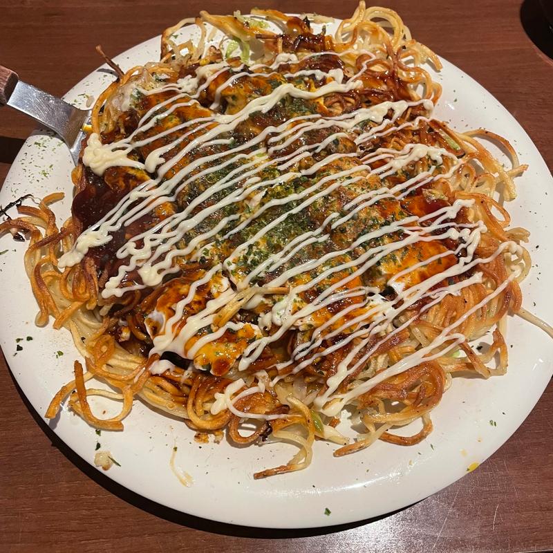 広島焼き(広島焼HIDE坊 新橋本店)