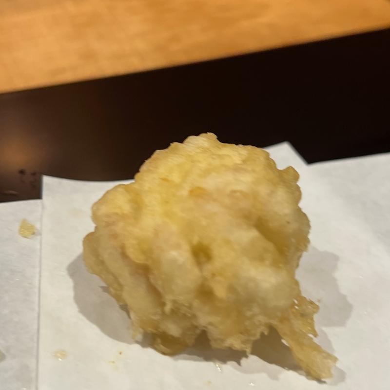 白子の天ぷら(天冨良 麻布よこ田 新宿別邸)