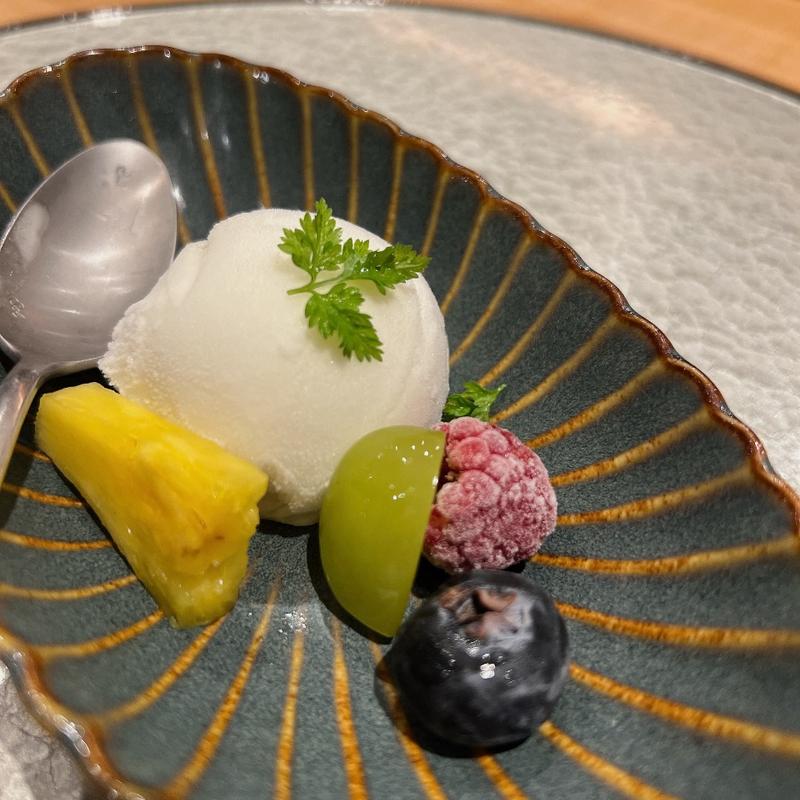 デザート(天冨良 麻布よこ田 新宿別邸)