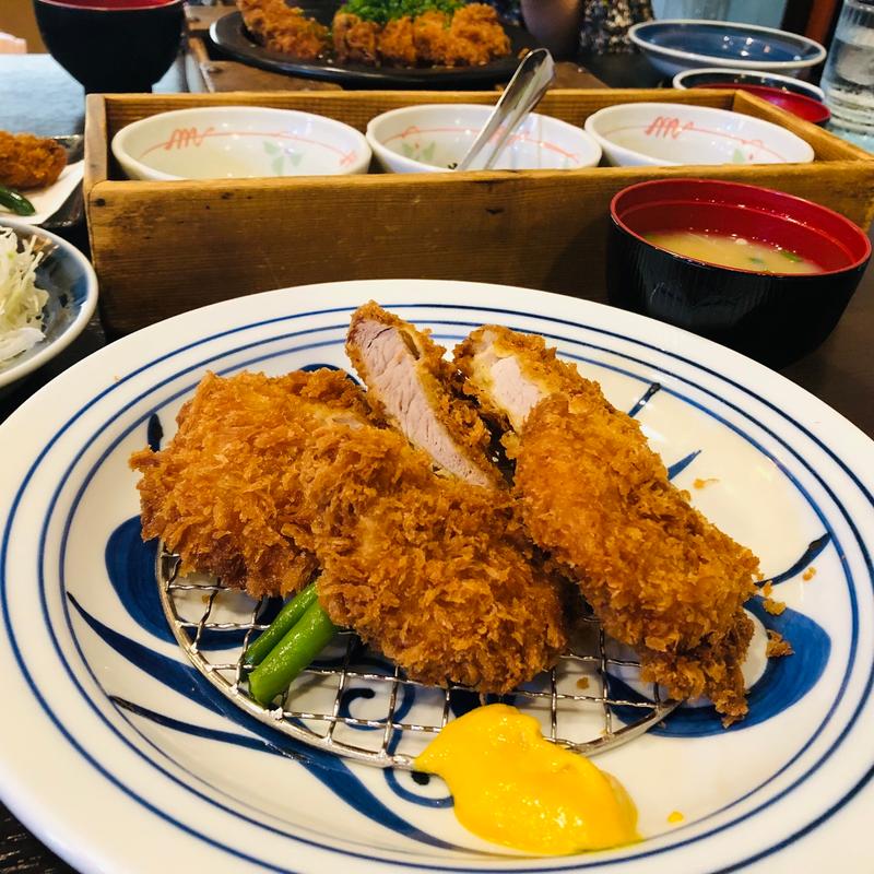 熟成ひれかつ定食(とんかつ開花亭 荒田店 )