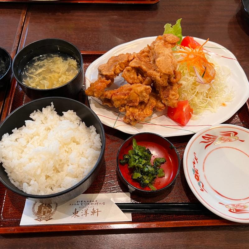 本家とり天定食(とり天発祥の店 レストラン東洋軒 )