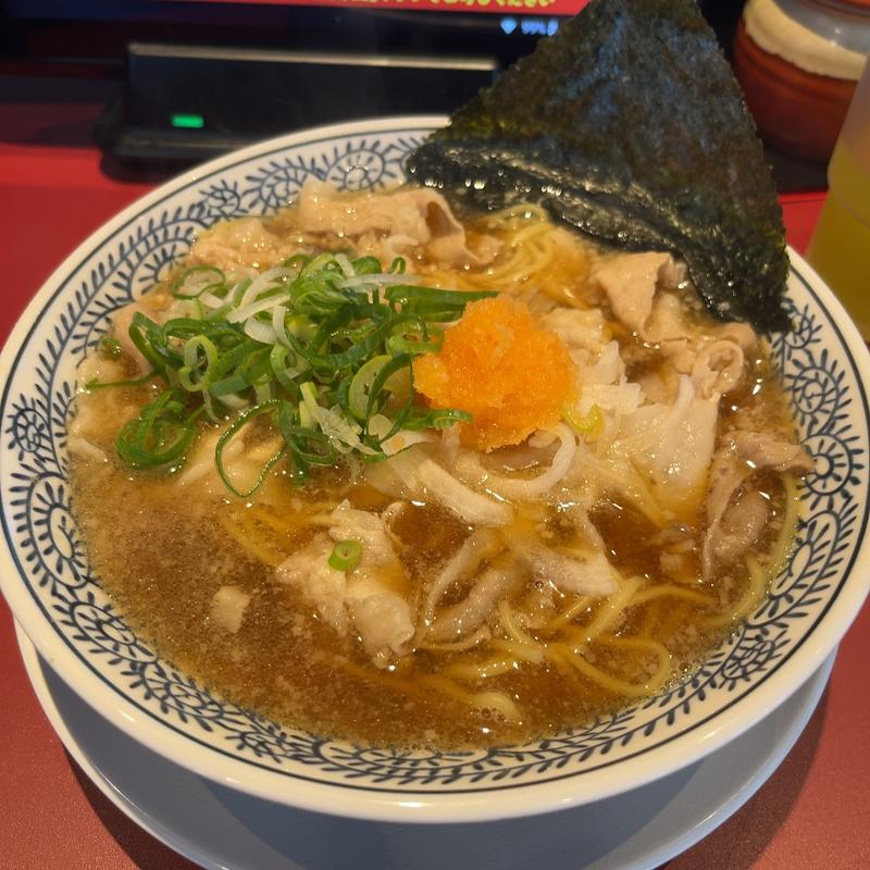 味玉肉そば(丸源ラーメン 練馬関町店)