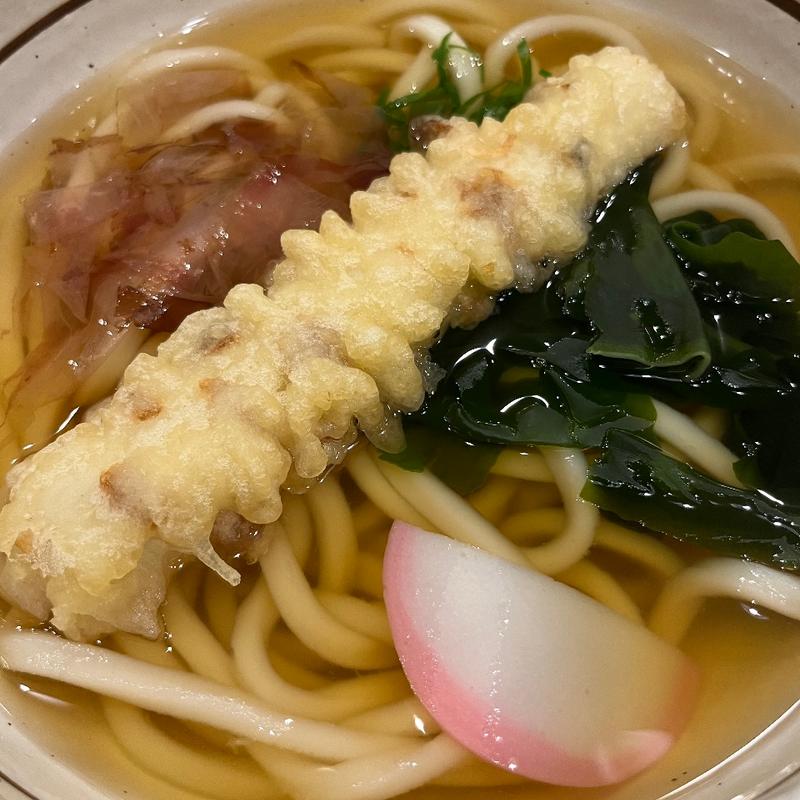 ちくわ天うどん(自家製麺 杵屋 六甲アイランド店)
