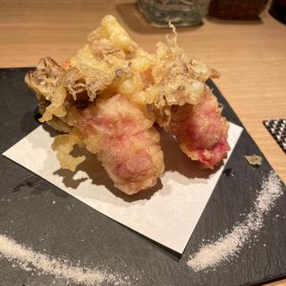 舞茸とベーコンの天ぷら(izakaya東京 Ginza)