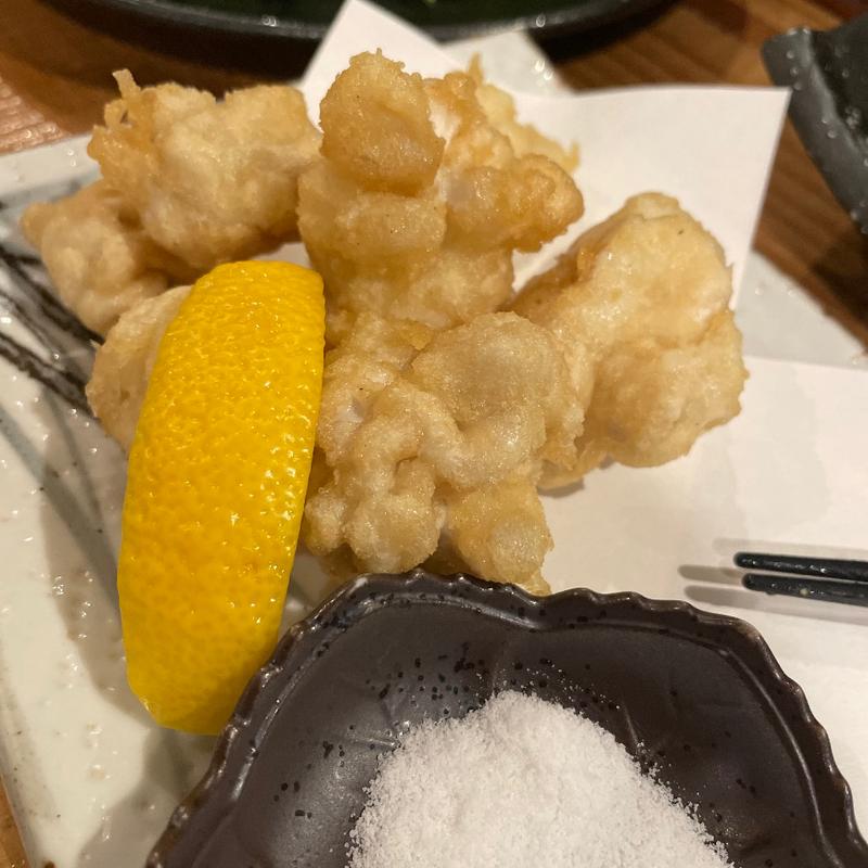 白子天ぷら(酒席まつした)