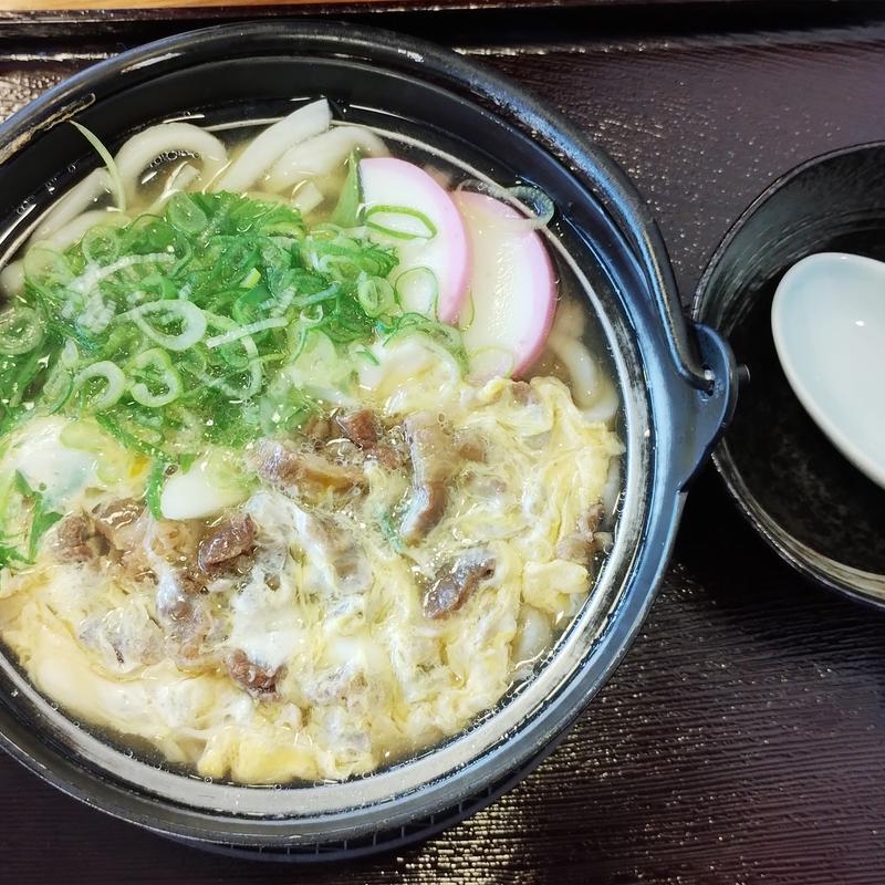 肉とじ鍋(長住うどん)