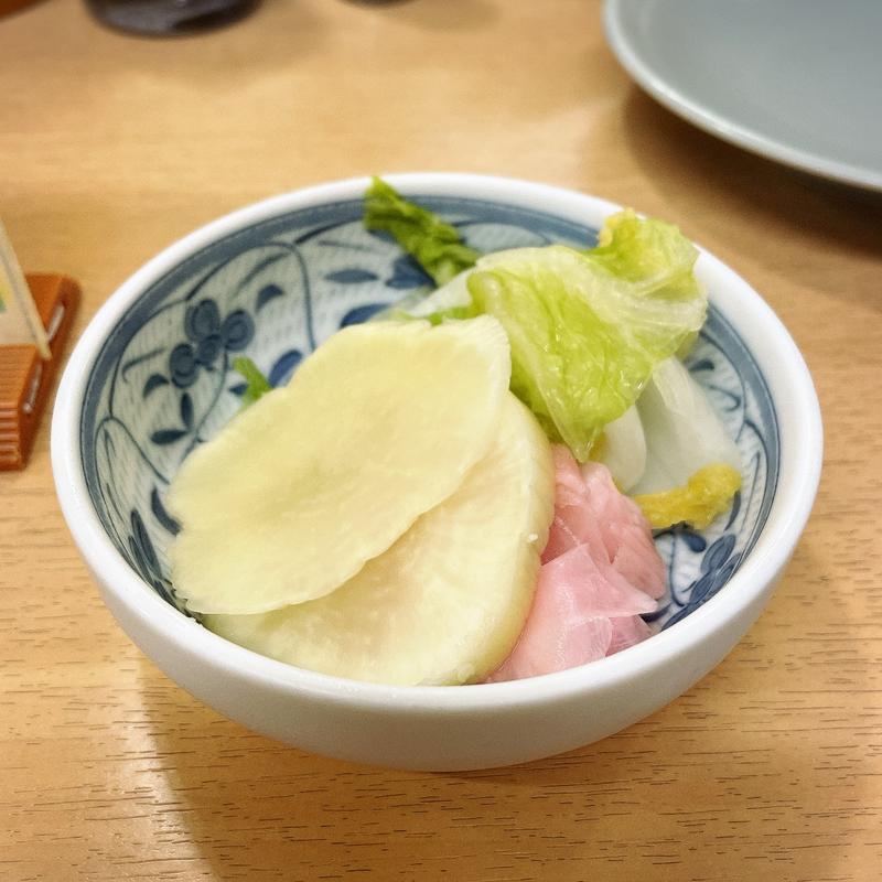 お新香(渋谷森本)