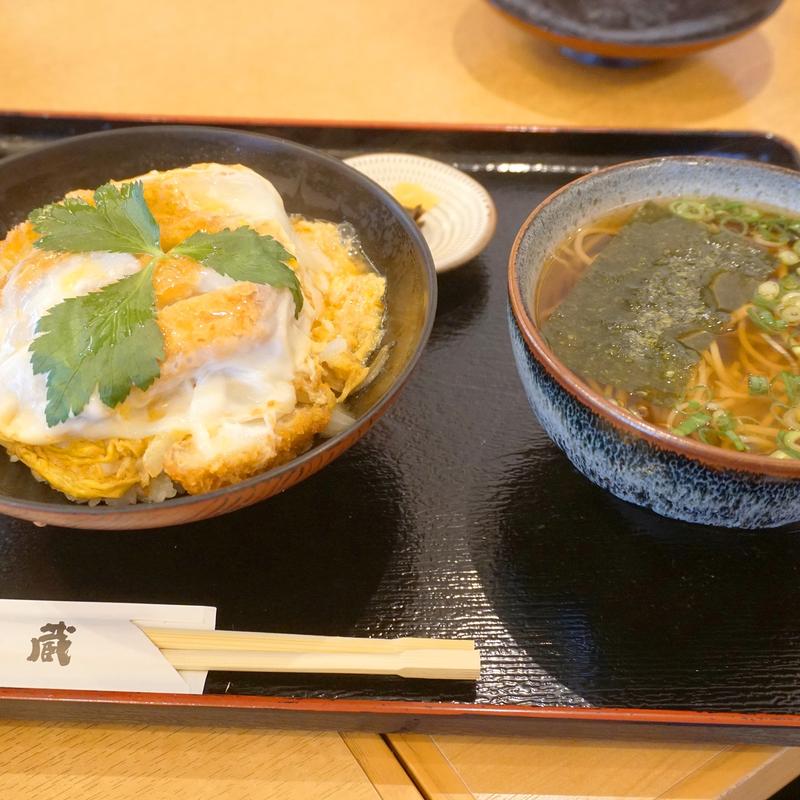 かつ丼そばセット(そば処 武蔵 春日本店)