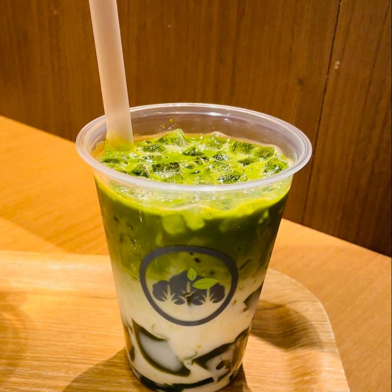 抹茶ゼリーラテ(京都宇治 茶想もりた園 札幌北広島店)