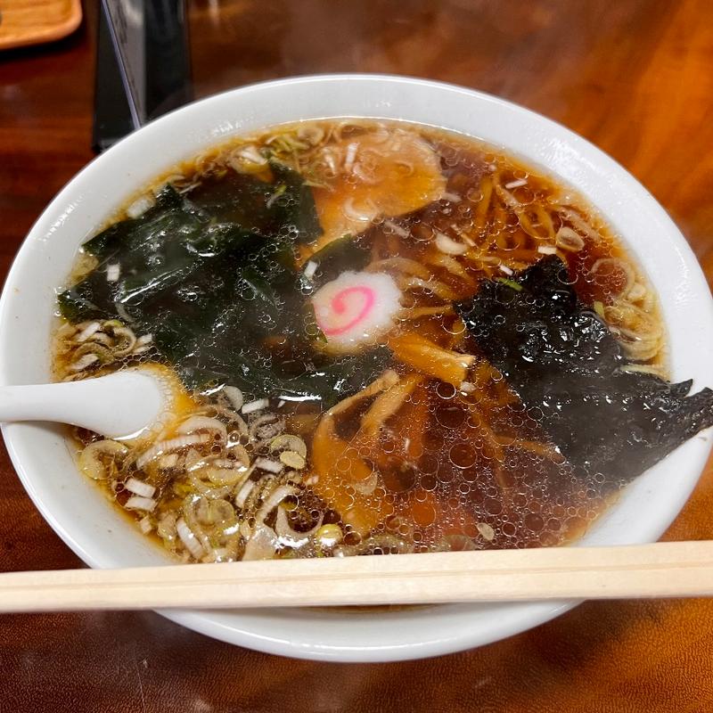醤油ラーメン(手打ちラーメン かど番)