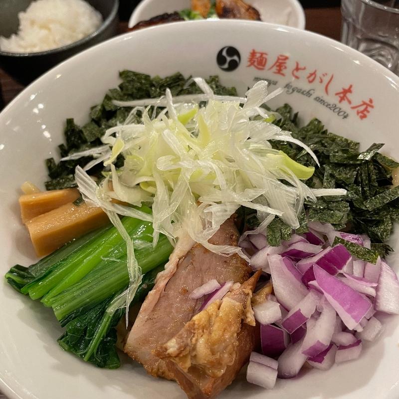 トロトロ！ルーロー油そば (限定)(麺屋とがし本店)