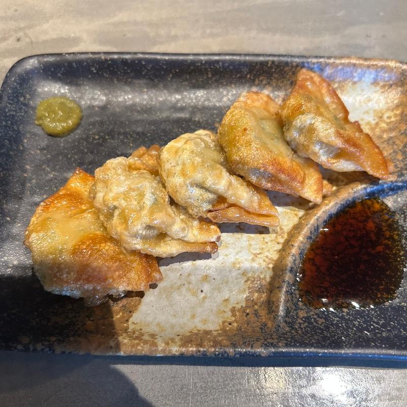 一口揚げギョウザ(細麺屋くわとろ)